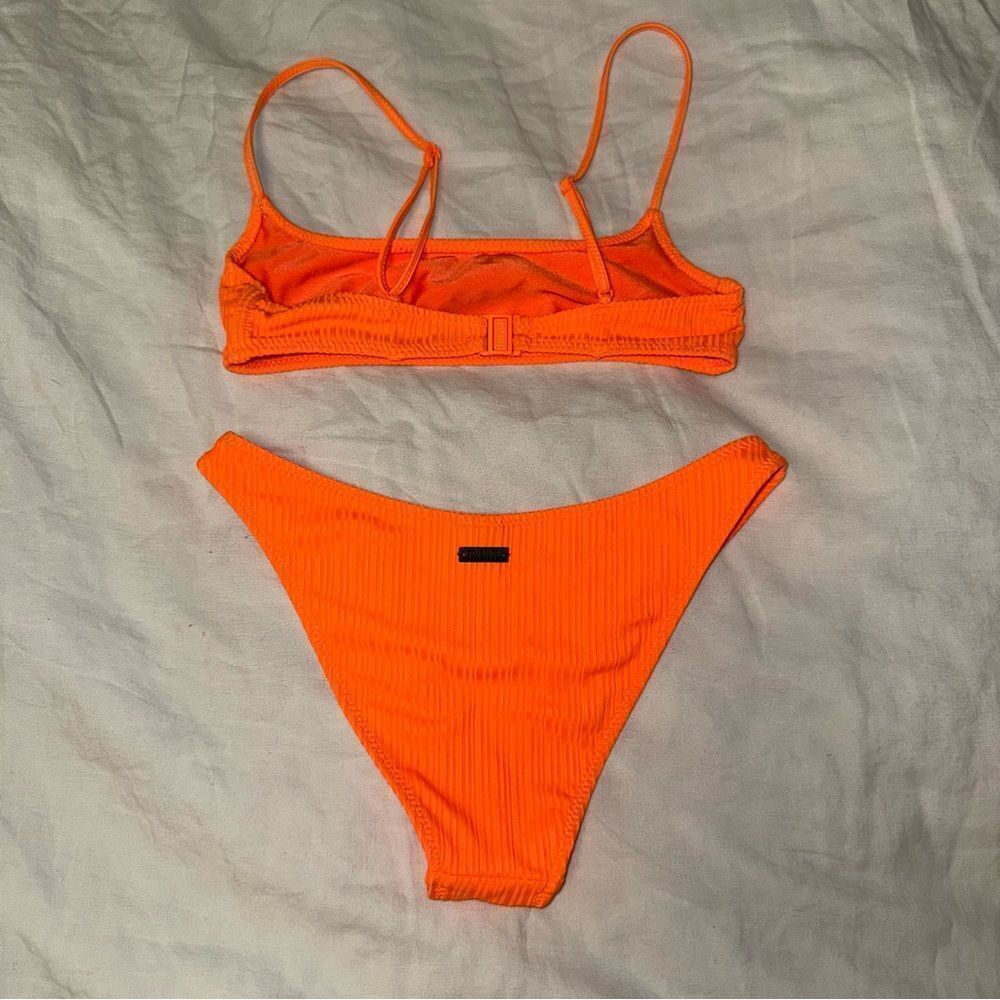 Triangl Nikita Coral Rib Bikini Set - size xs - Picture 3 of 8